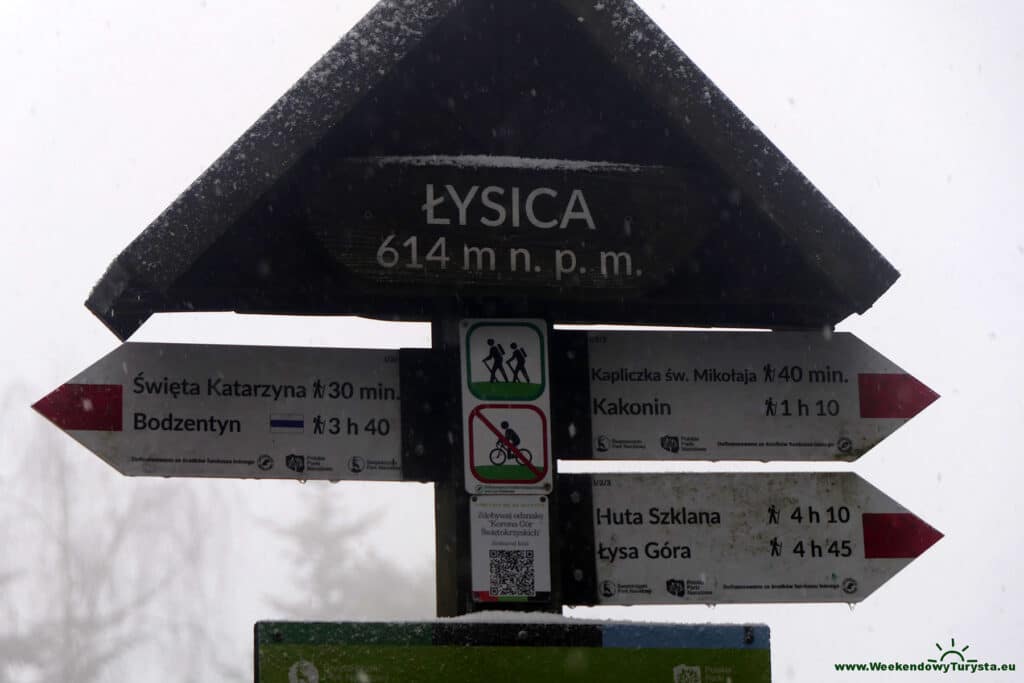Łysica w Górach Świętokrzyskich