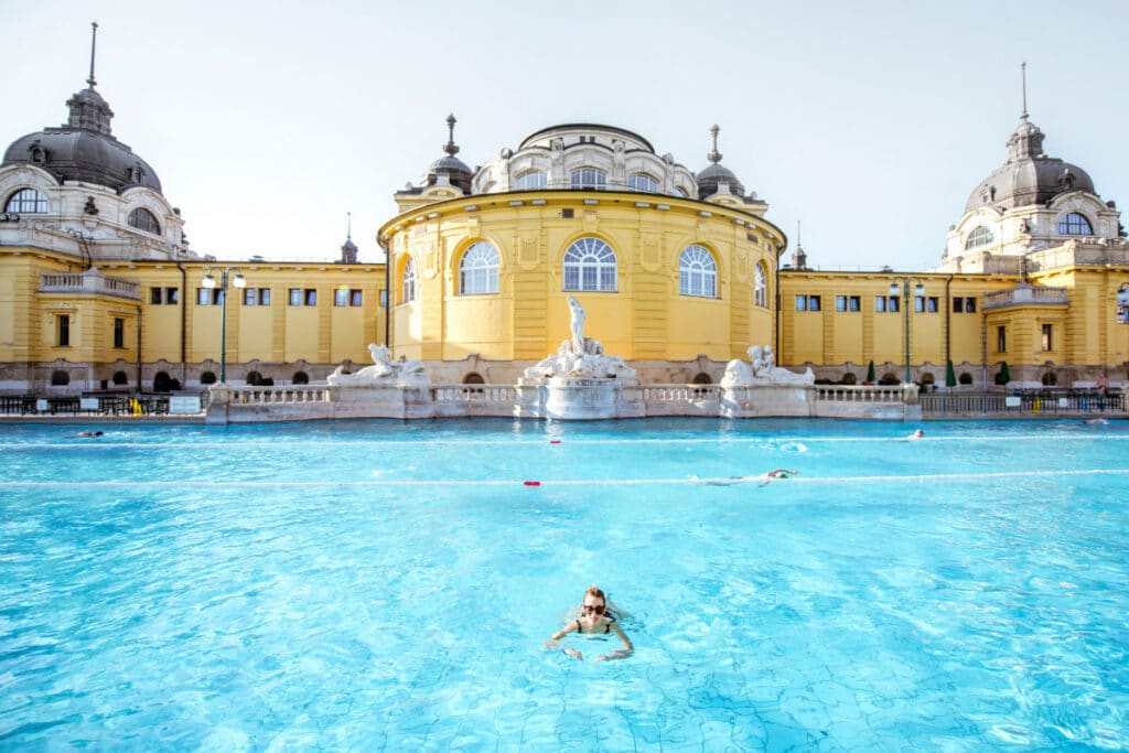 Jedna z łaźni w Budapeszcie