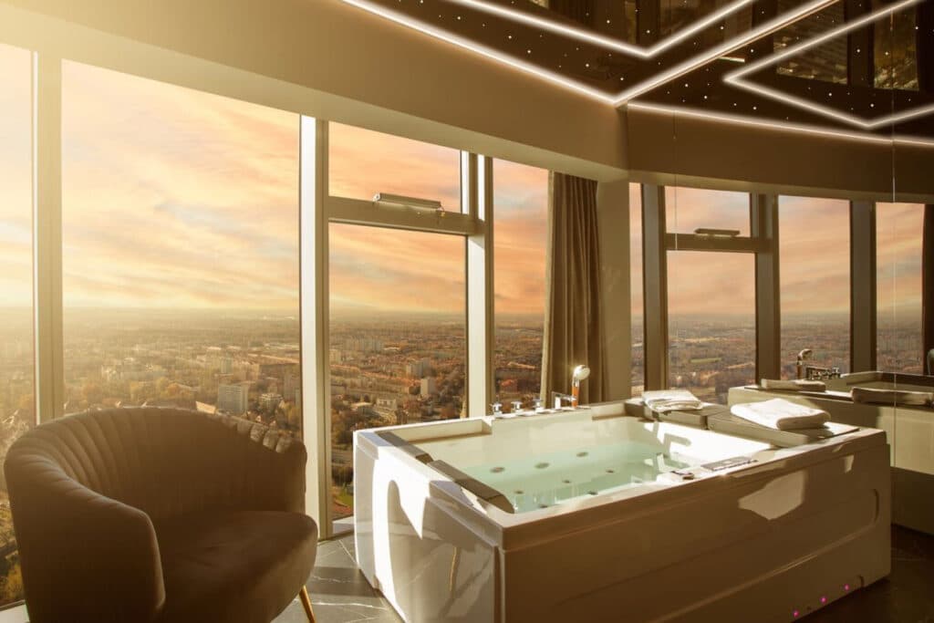 Apartamenty w Sky Tower